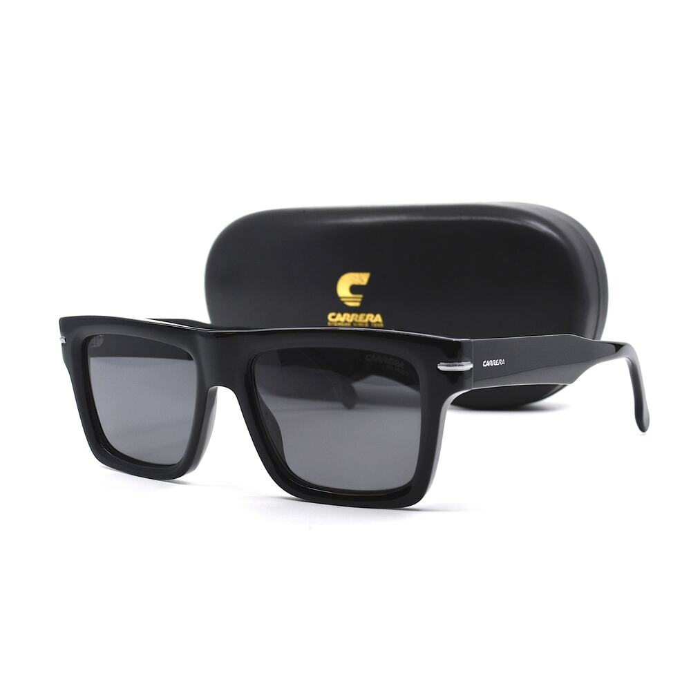BRAND NEW CARRERA 305/S 807 BLACK GREY POLARIZED SUNGLASSES - Picture 8 of 10